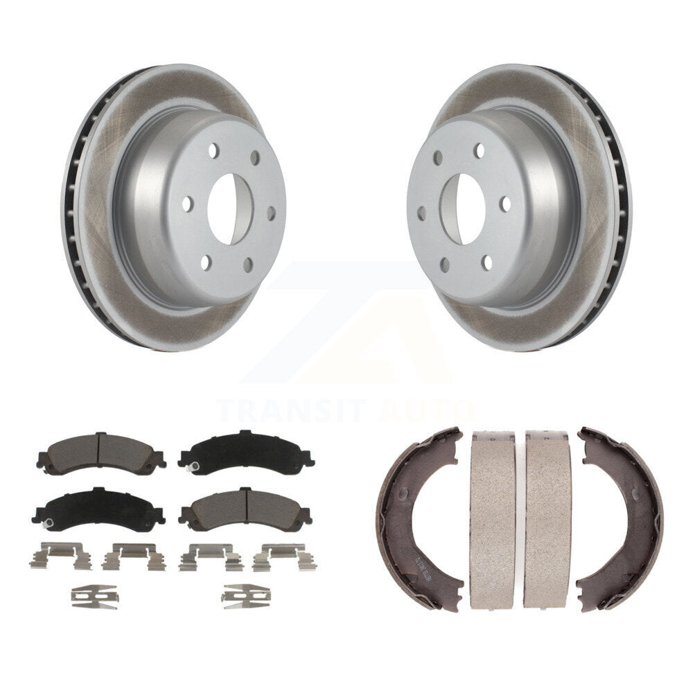 Coated Upgrade Brake Kit For 2004 Chevrolet Silverado 1500 With Dual Piston Caliper KGC-100688 Transit Auto
