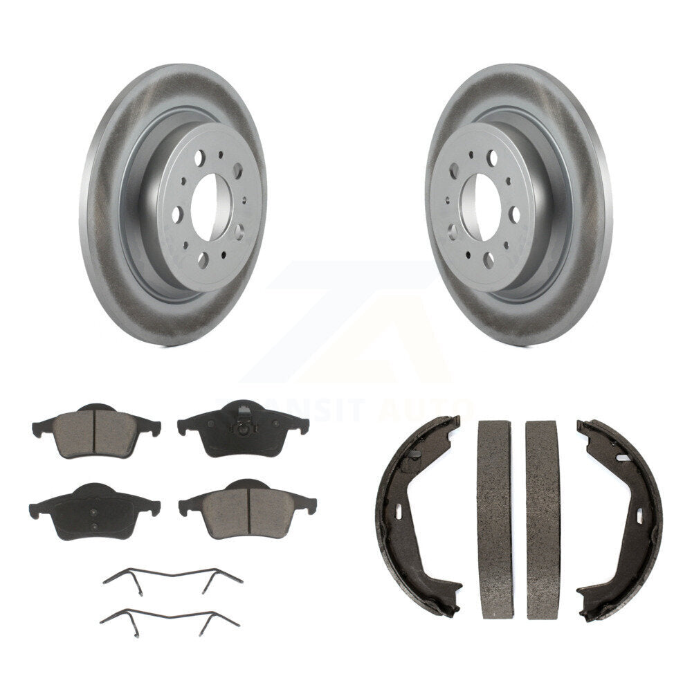 Coated Upgrade Brake Kit For 2004 Volvo XC70 With 16" Factory Wheels KGC-101100 Transit Auto
