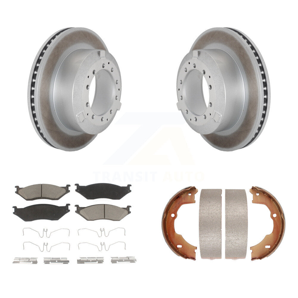 Coated Upgrade Brake Kit For 2006 Ford F-550 Super Duty KGC-102466 Transit Auto