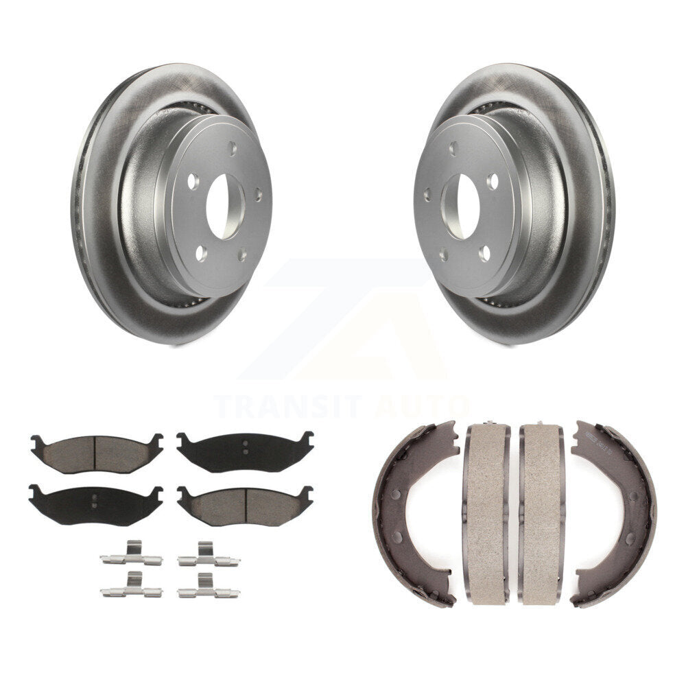 Coated Upgrade Brake Kit For 2004 Dodge Durango KGC-100636 Transit Auto