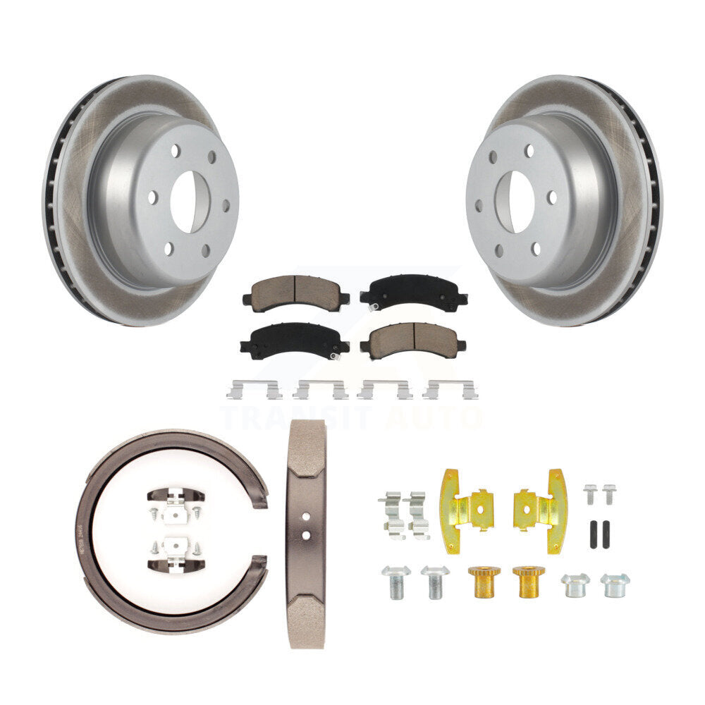 Coated Upgrade Brake Kit For 2005 GMC Yukon XL 1500 RWD KGC-100691 Transit Auto
