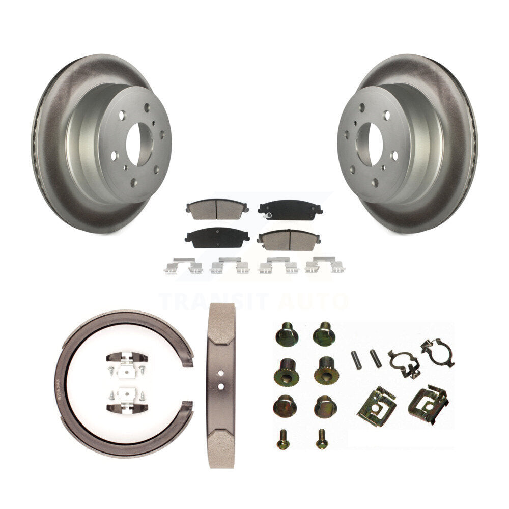Coated Upgrade Brake Kit For 2007 Chevrolet Silverado 1500 Disc rear brakes KGC-101396 Transit Auto