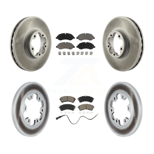 Coated Upgrade Brake Kit For 2023 Ford Transit-350 HD RWD. With Dual Rear Wheels and With Solid Rear Rotors KGC-103592 Transit Auto