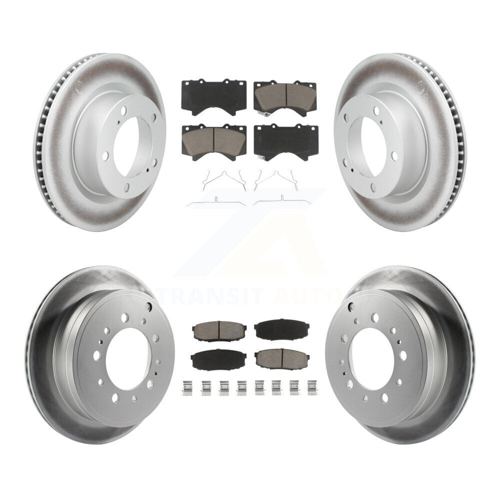 Coated Upgrade Brake Kit For 2011 Lexus LX570 KGC-103623 Transit Auto