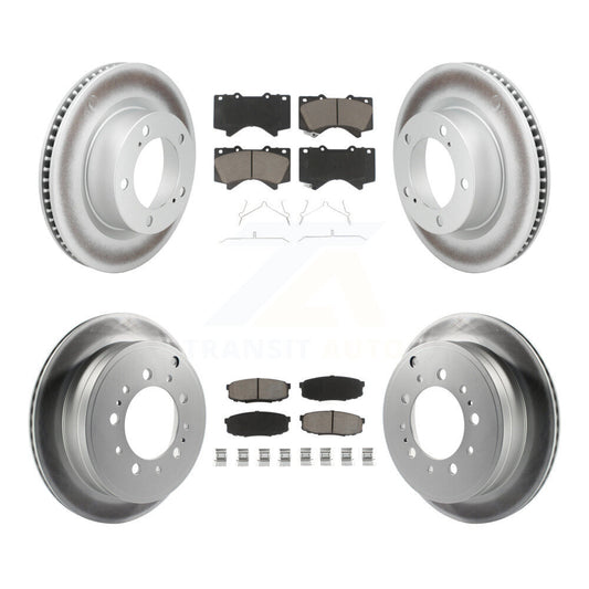 Coated Upgrade Brake Kit For 2010 Lexus LX570 KGC-103623 Transit Auto