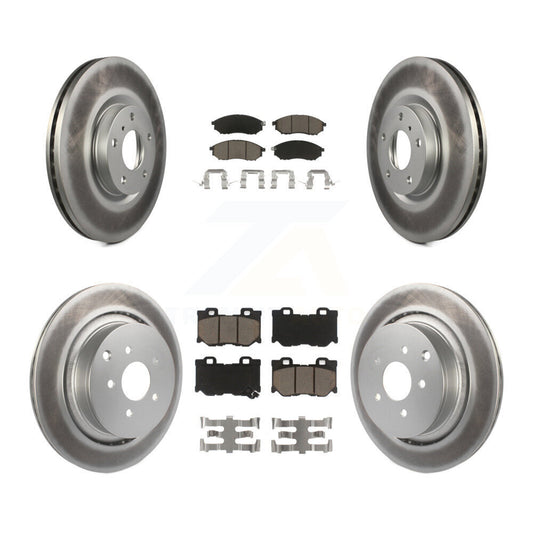Coated Upgrade Brake Kit For 2011 INFINITI M37 With Dual Piston Caliper KGC-103631 Transit Auto