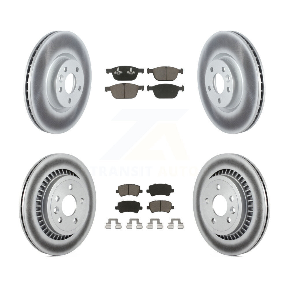 Coated Upgrade Brake Kit For 2016 Volvo XC60 To Chassis/VIN #785803 KGC-103637 Transit Auto