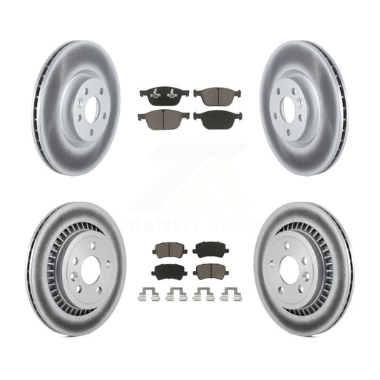 Coated Upgrade Brake Kit For 2016 Volvo XC60 To Chassis/VIN #785803 KGC-103637 Transit Auto