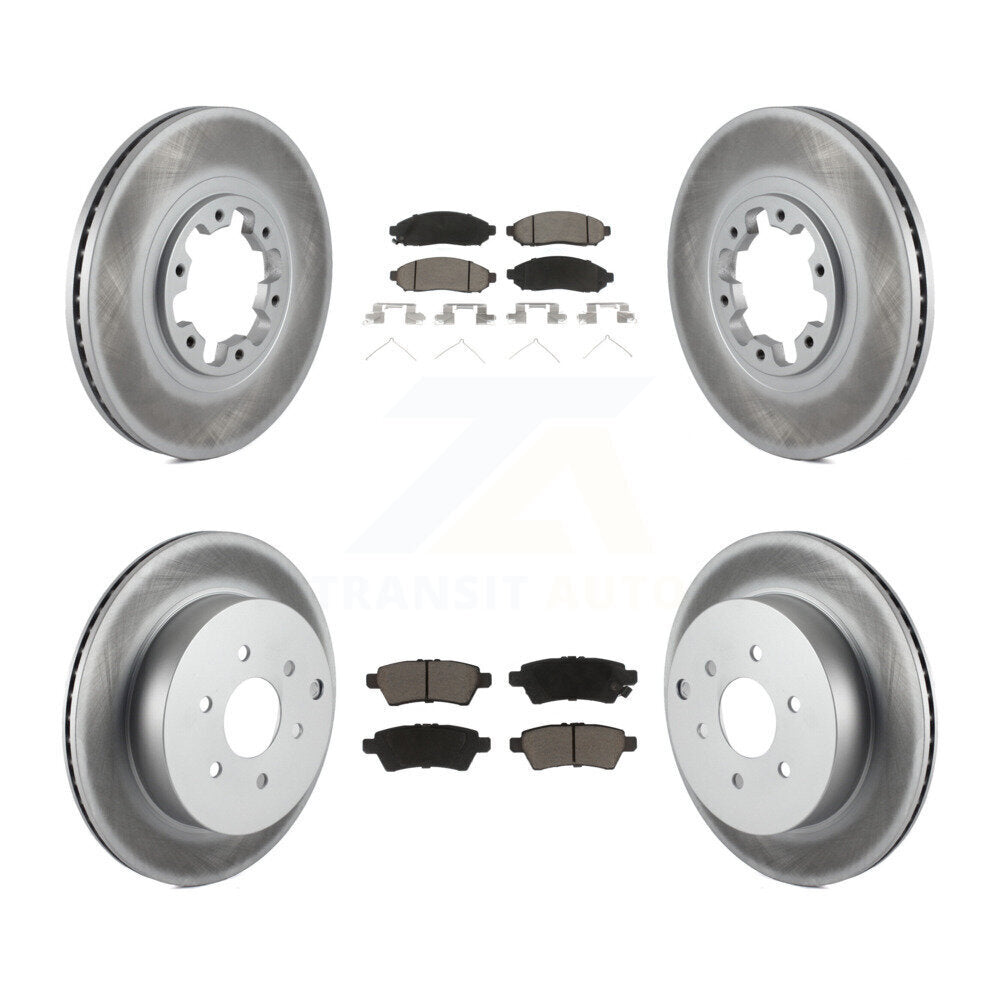 Coated Upgrade Brake Kit For 2004 Nissan Pathfinder From 08/04 KGC-103639 Transit Auto