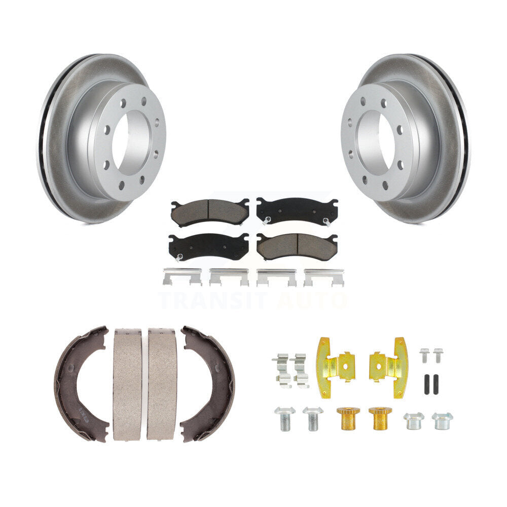 Coated Upgrade Brake Kit For 2004 Chevrolet Suburban 2500 8.1L. With Two Wheel Steering KGC-101053 Transit Auto