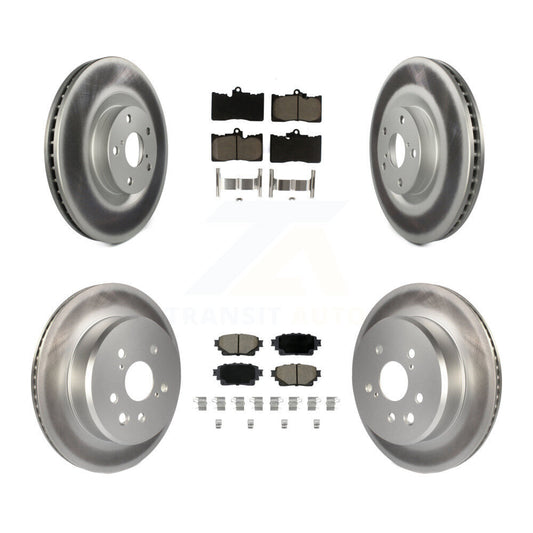 Coated Upgrade Brake Kit For 2021 Lexus IS350 Base KGC-103806 Transit Auto
