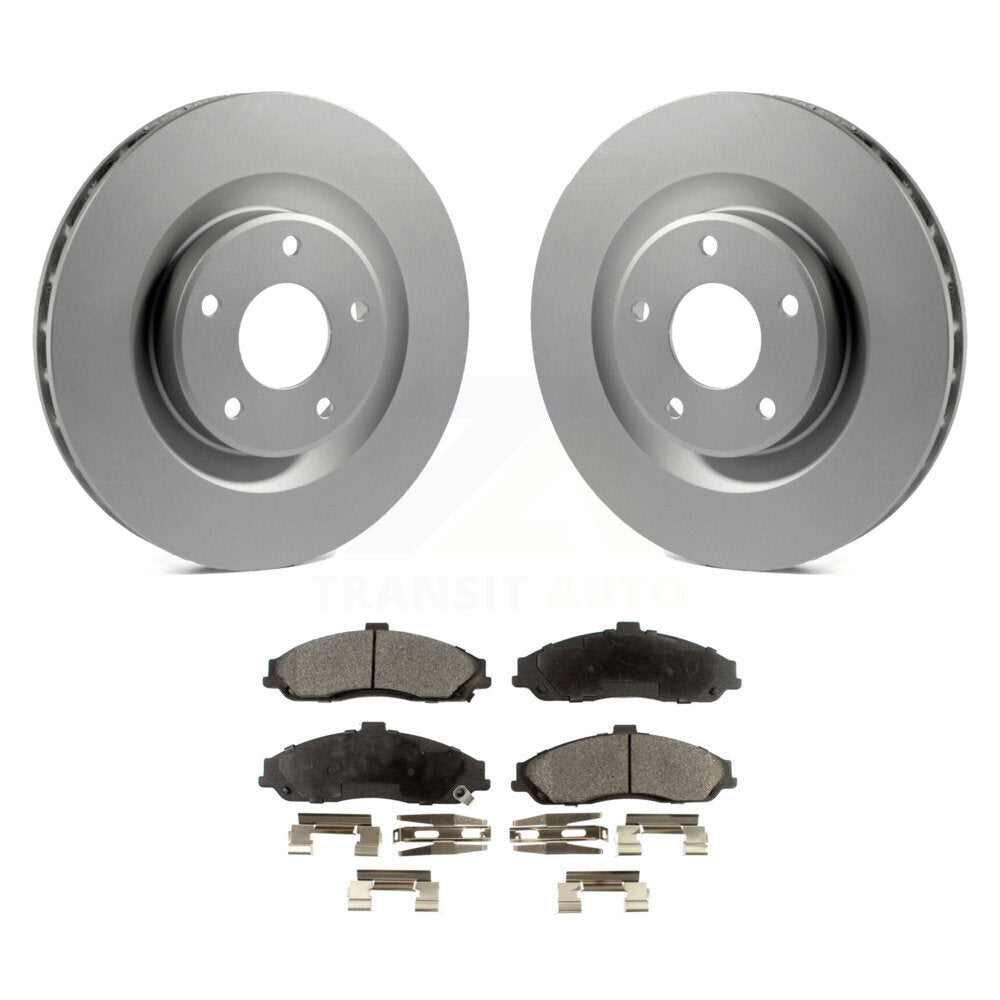 Coated Upgrade Brake Kit For 2004 Cadillac XLR KGF-100584 Transit Auto