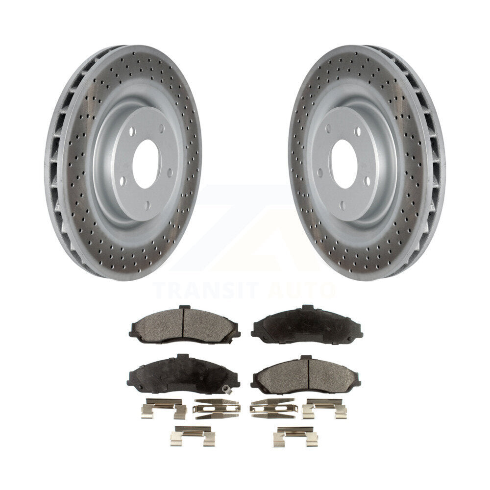 Coated Upgrade Brake Kit For 2006 Cadillac XLR Supercharged KGF-100595 Transit Auto