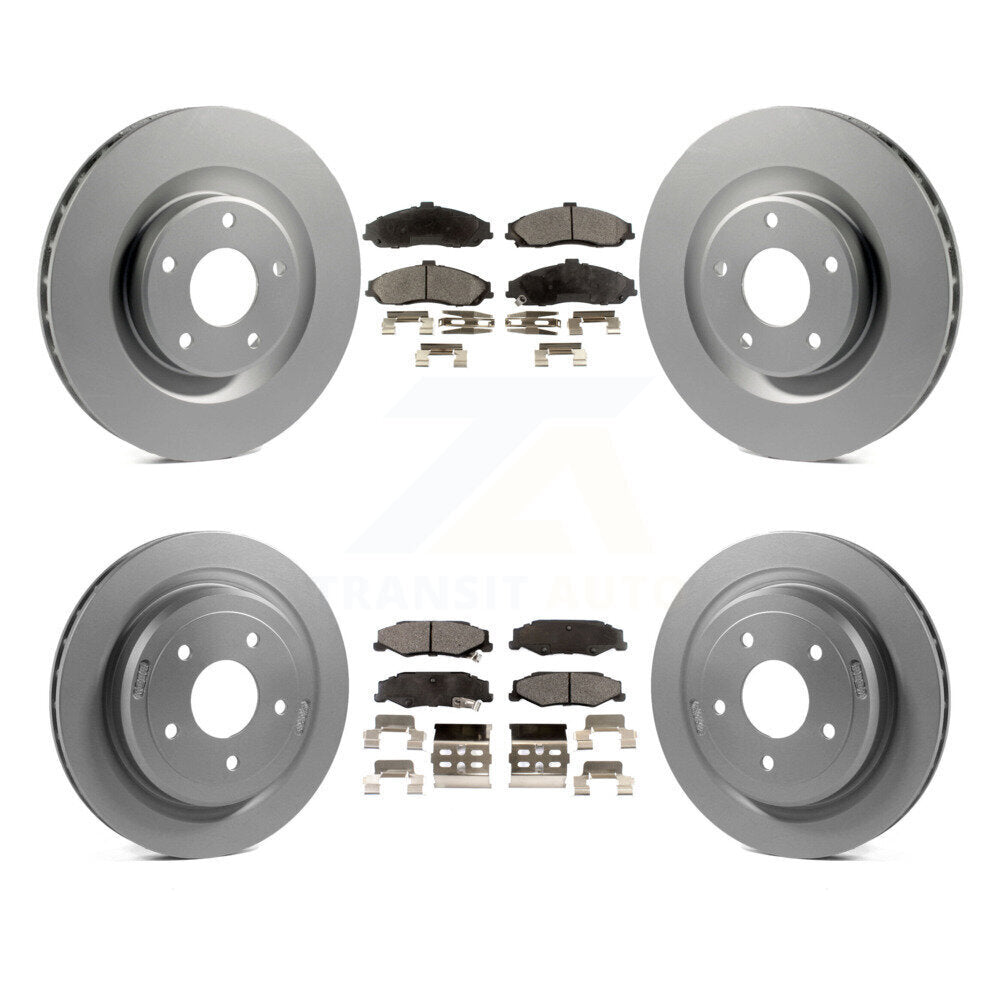 Coated Upgrade Brake Kit For 2004 Cadillac XLR KGF-100584 Transit Auto