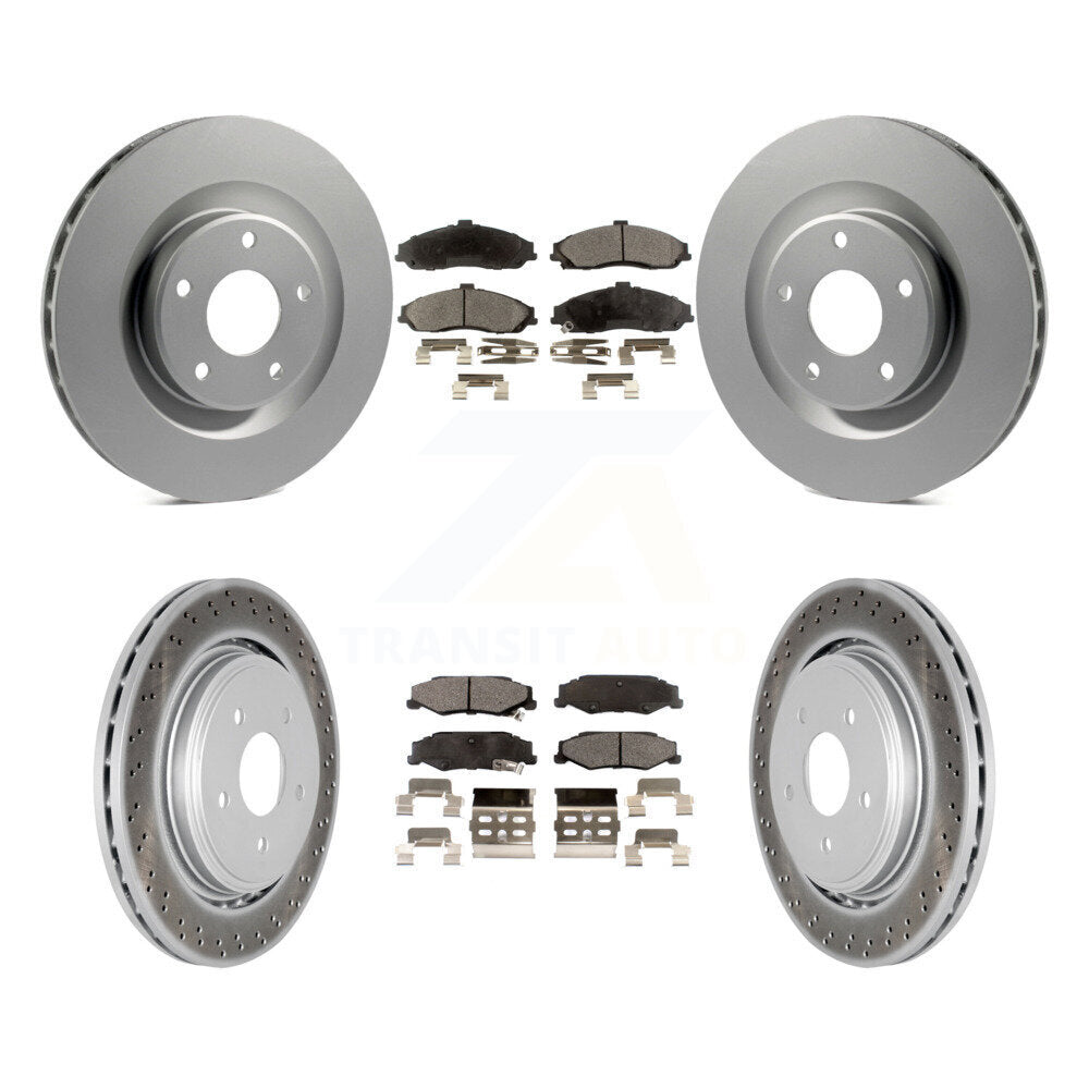 Coated Upgrade Brake Kit For 2007 Cadillac XLR Naturally Aspirated. With Heavy Duty Brakes KGF-100585 Transit Auto