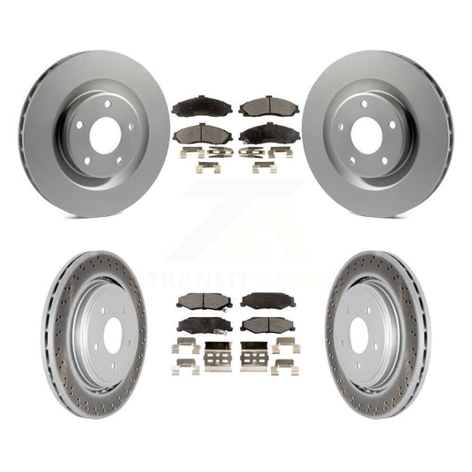 Coated Upgrade Brake Kit For 2006 Cadillac XLR Naturally Aspirated. With Heavy Duty Brakes KGF-100585 Transit Auto