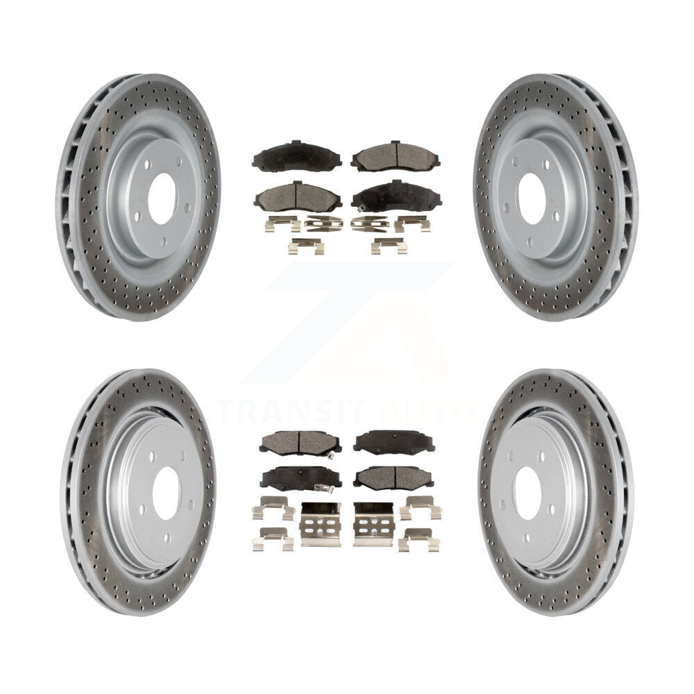 Coated Upgrade Brake Kit For 2006 Cadillac XLR Supercharged KGF-100595 Transit Auto