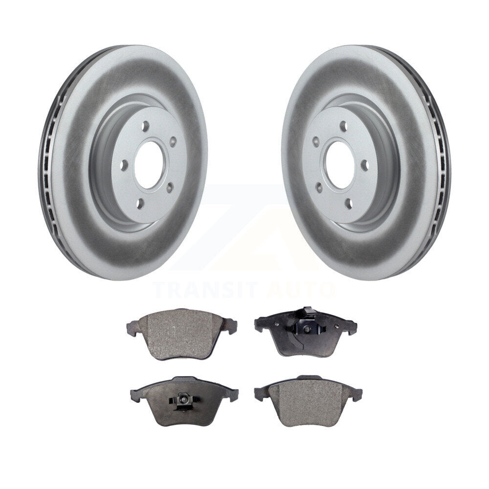 Coated Upgrade Brake Kit For 2005 Volvo S40 With 320mm Diameter Front Rotor KGF-102104 Transit Auto