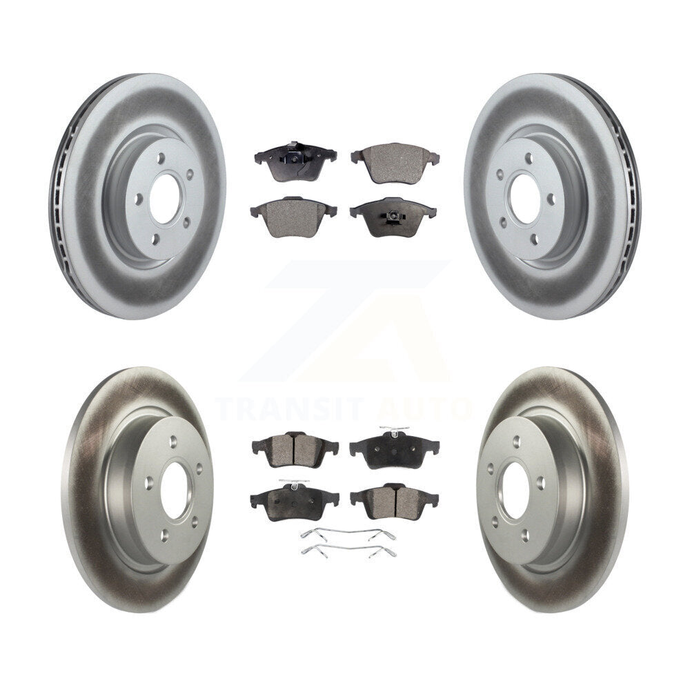 Coated Upgrade Brake Kit For 2005 Volvo S40 With 320mm Diameter Front Rotor KGF-102104 Transit Auto