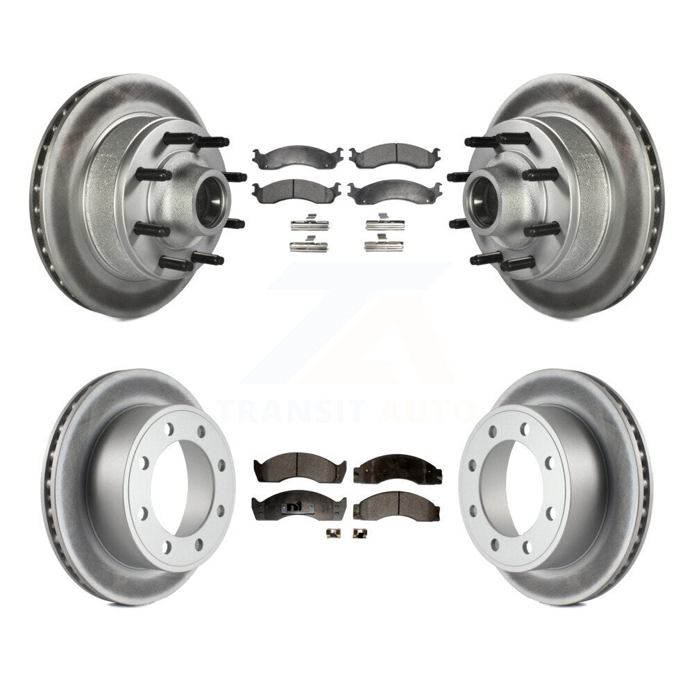 Coated Upgrade Brake Kit For 1996 Ford Econoline Super Duty 4-Wheel ABS. With Single Rear Wheels KGF-102159 Transit Auto