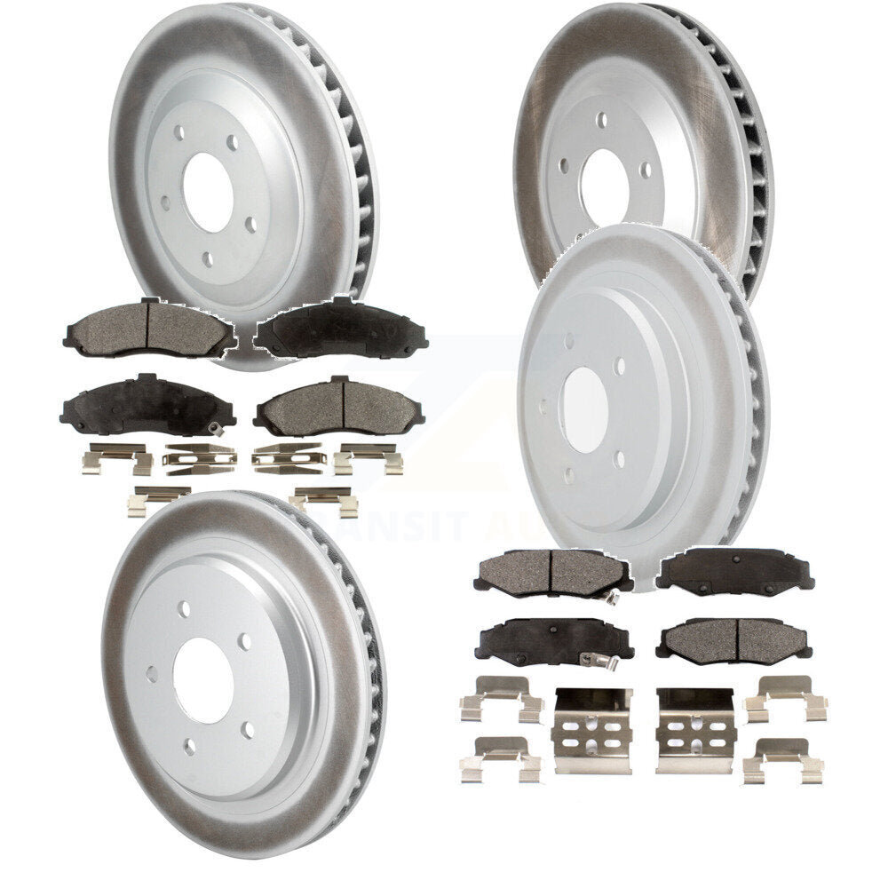 Coated Upgrade Brake Kit For 1997 Chevrolet Corvette KGF-102286 Transit Auto