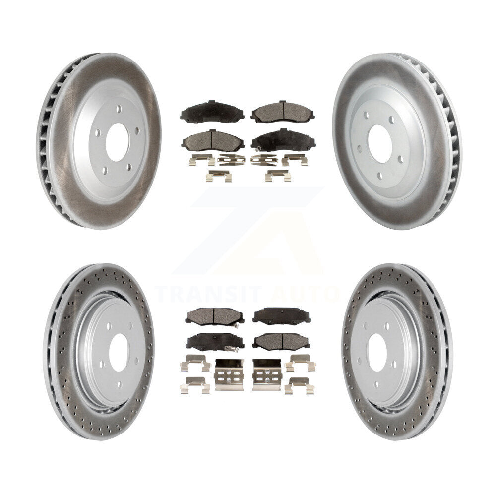 Coated Upgrade Brake Kit For 2008 Cadillac XLR Naturally Aspirated. With Heavy Duty Brakes KGF-102737 Transit Auto