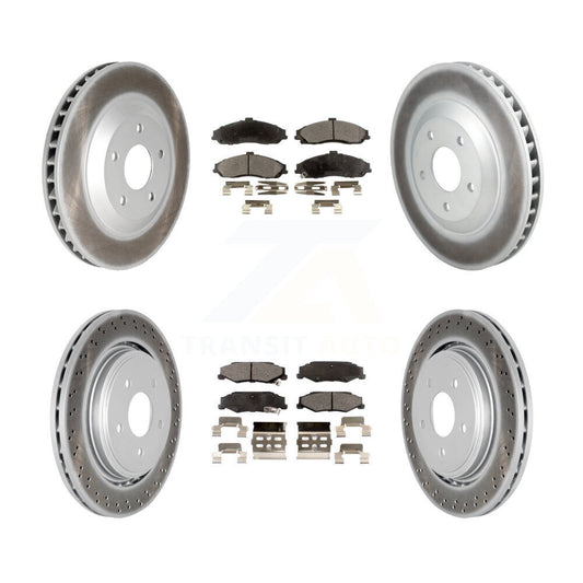 Coated Upgrade Brake Kit For 2008 Cadillac XLR Naturally Aspirated. With Heavy Duty Brakes KGF-102737 Transit Auto