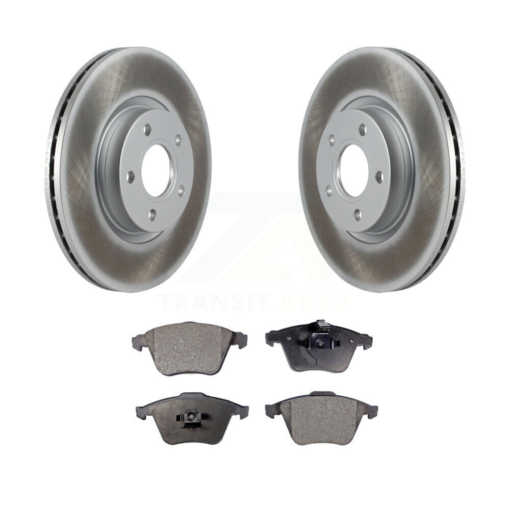 Coated Upgrade Brake Kit For 2004 Volvo S40 With 5 Lug Wheels and With 320mm Diameter Front Rotor KGF-102800 Transit Auto