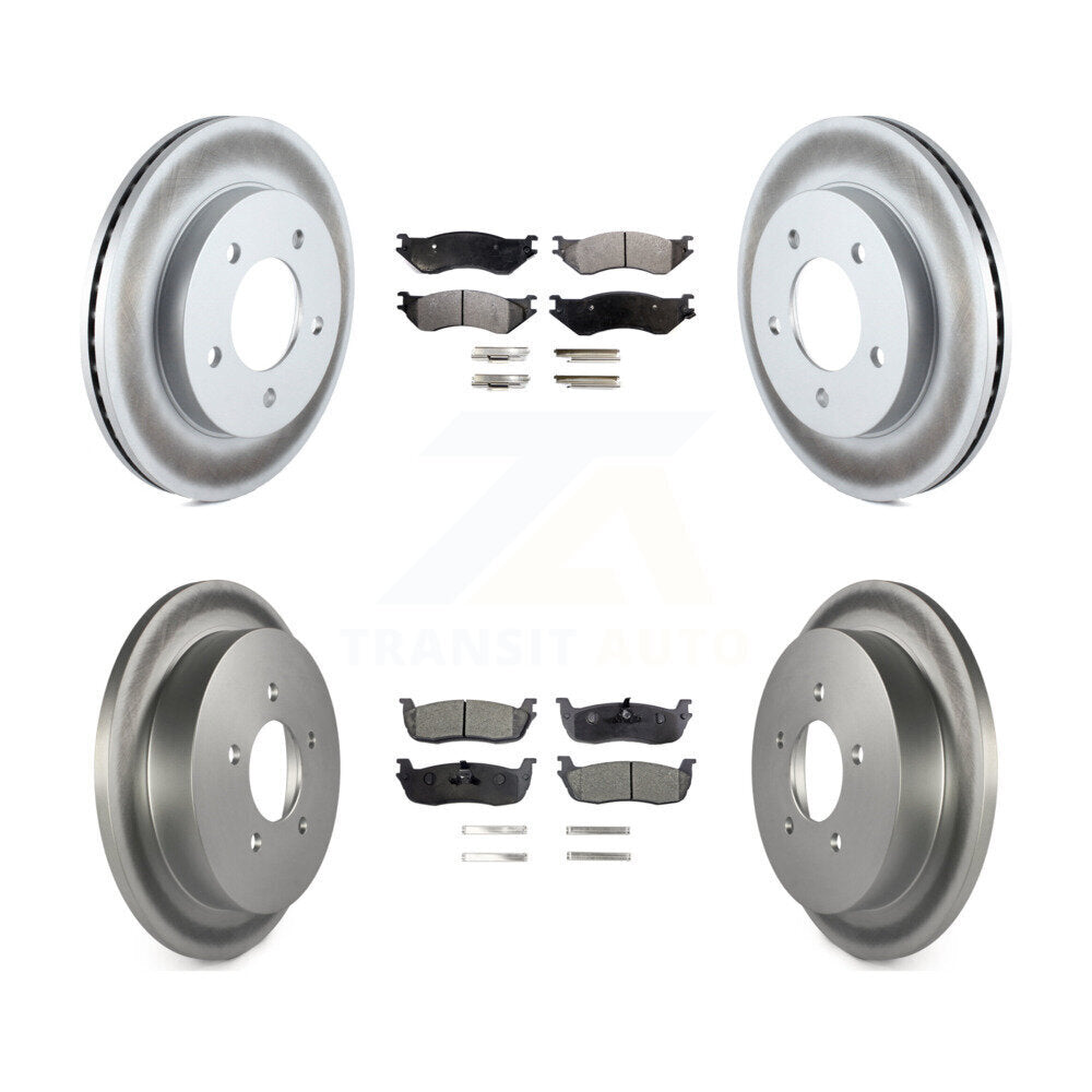 Coated Upgrade Brake Kit For 2004 Ford F-150 Heritage 4WD. With 7 Lug Wheels and With 5 Lug Wheels KGF-102837 Transit Auto