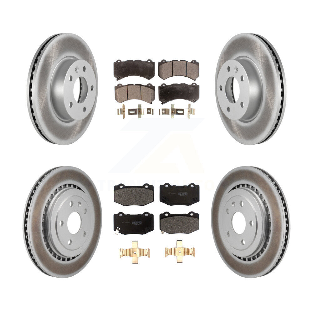 Coated Upgrade Brake Kit For 2017 Cadillac ATS V. With 300mm Diameter Front Rotor KGF-102989 Transit Auto
