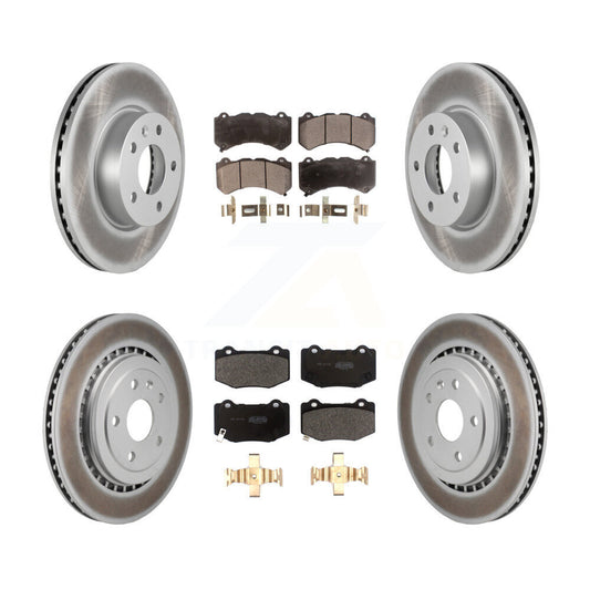 Coated Upgrade Brake Kit For 2017 Cadillac ATS V. With 300mm Diameter Front Rotor KGF-102989 Transit Auto