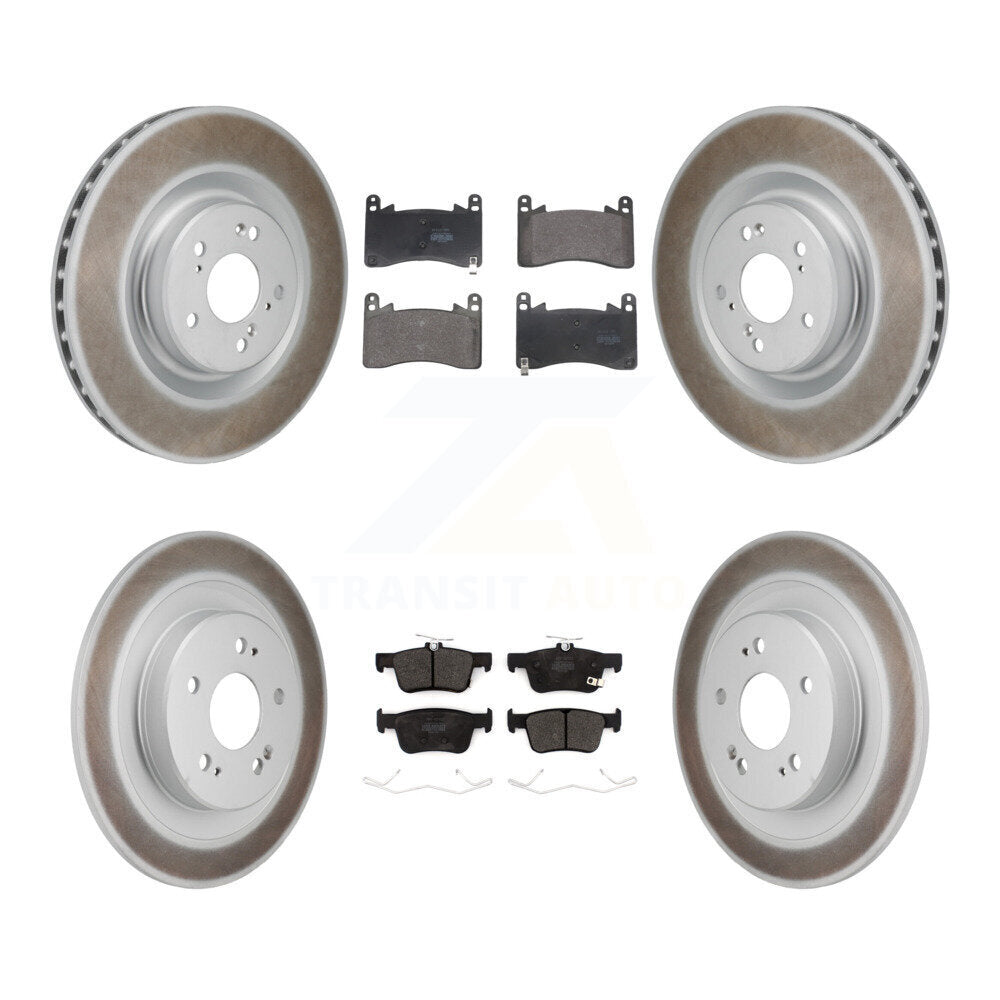 Coated Upgrade Brake Kit For 2021 Acura TLX 3.0L KGF-103119 Transit Auto