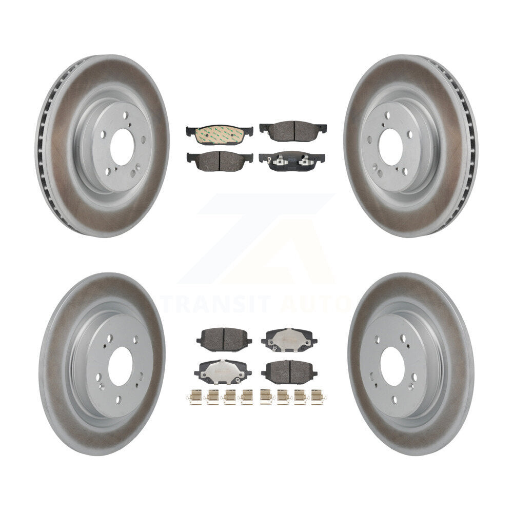 Coated Upgrade Brake Kit For 2022 Acura MDX 3.5L KGF-103187 Transit Auto