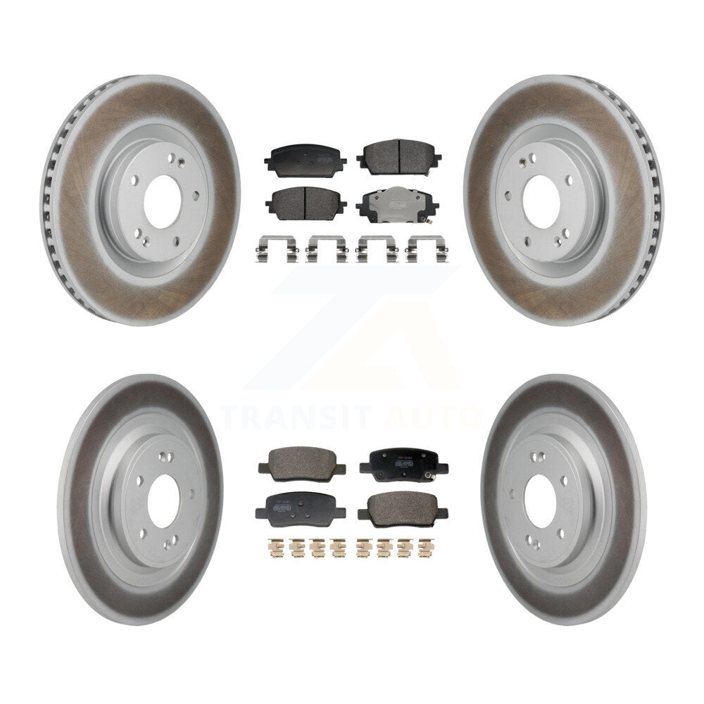 Coated Upgrade Brake Kit For 2024 Kia Sorento GAS engine. With 325mm Diameter Rear Rotor KGF-103191 Transit Auto