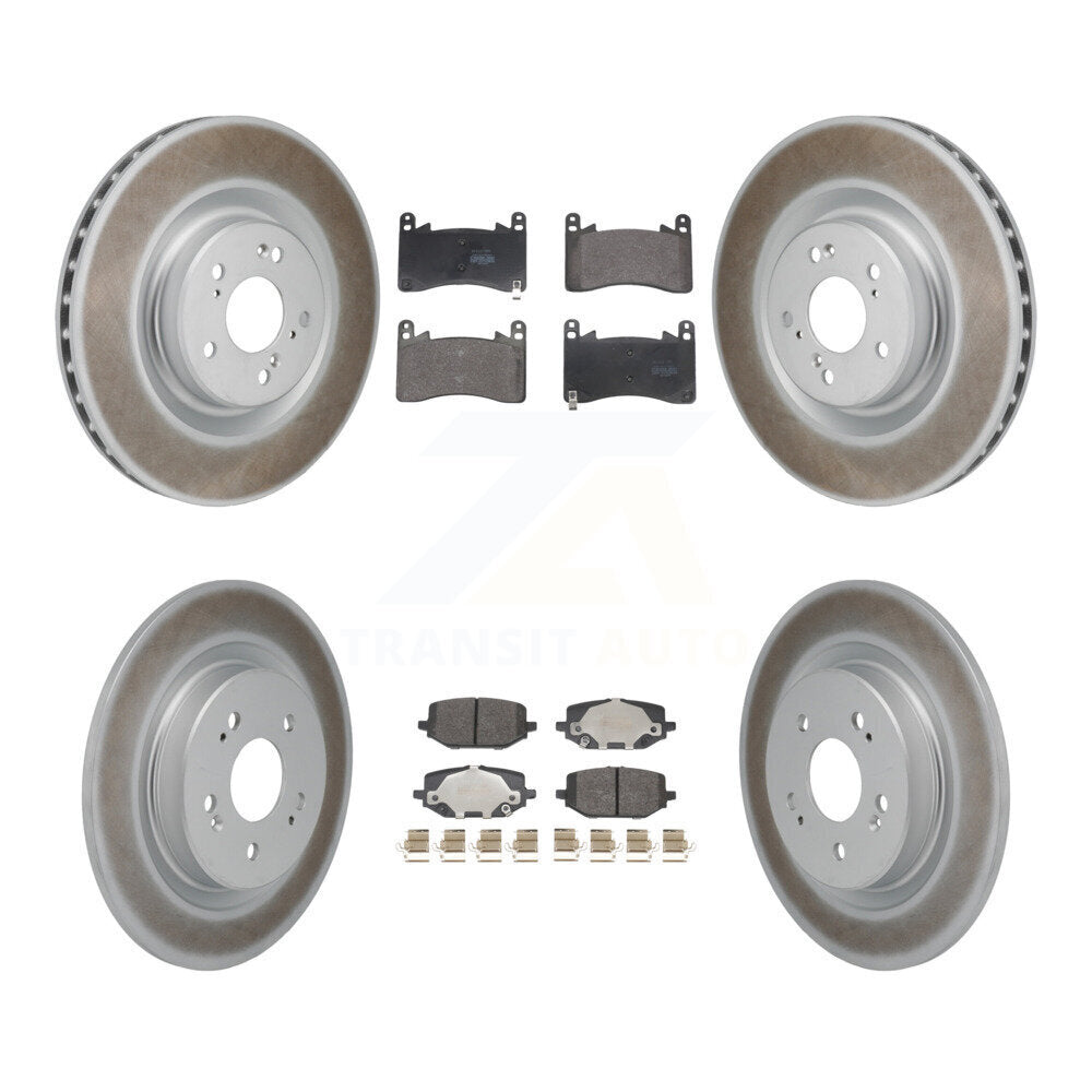 Coated Upgrade Brake Kit For 2022 Acura MDX 3.0L KGF-104035 Transit Auto