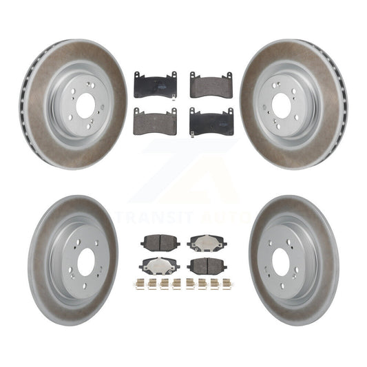 Coated Upgrade Brake Kit For 2022 Acura MDX 3.0L KGF-104035 Transit Auto