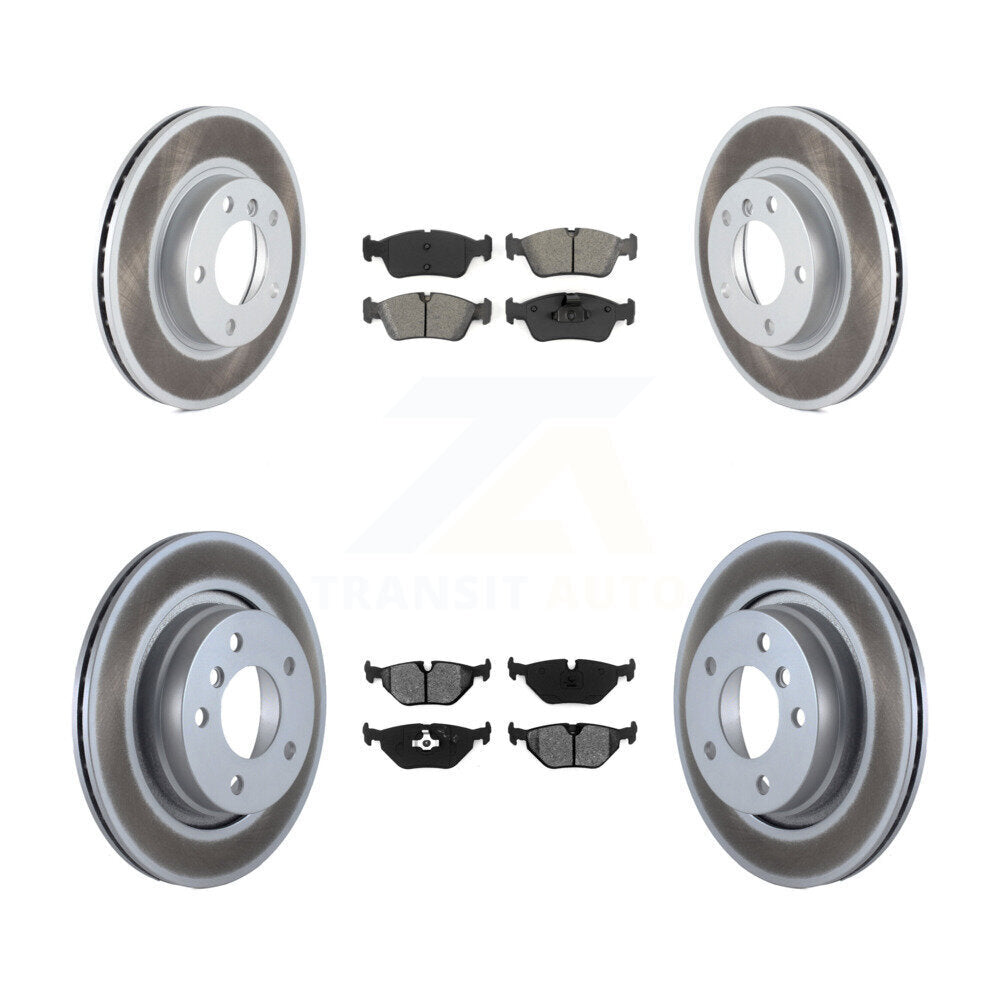 Coated Upgrade Brake Kit For 1996 BMW 328i With 294mm Diameter Rear Rotor KGS-103589 Transit Auto
