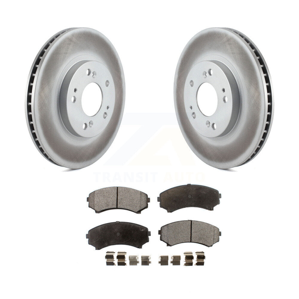 Coated Upgrade Brake Kit For 2004 Mitsubishi Endeavor KGT-100933 Transit Auto