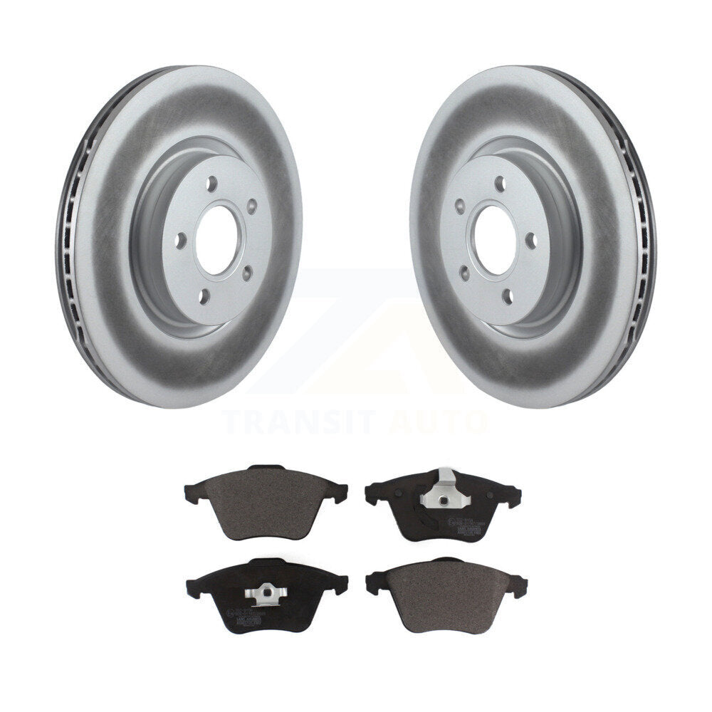 Coated Upgrade Brake Kit For 2004 Volvo S40 2.4L/2.5L. With 320mm Diameter Front Rotor and With 5 Lug Wheels Transit Auto