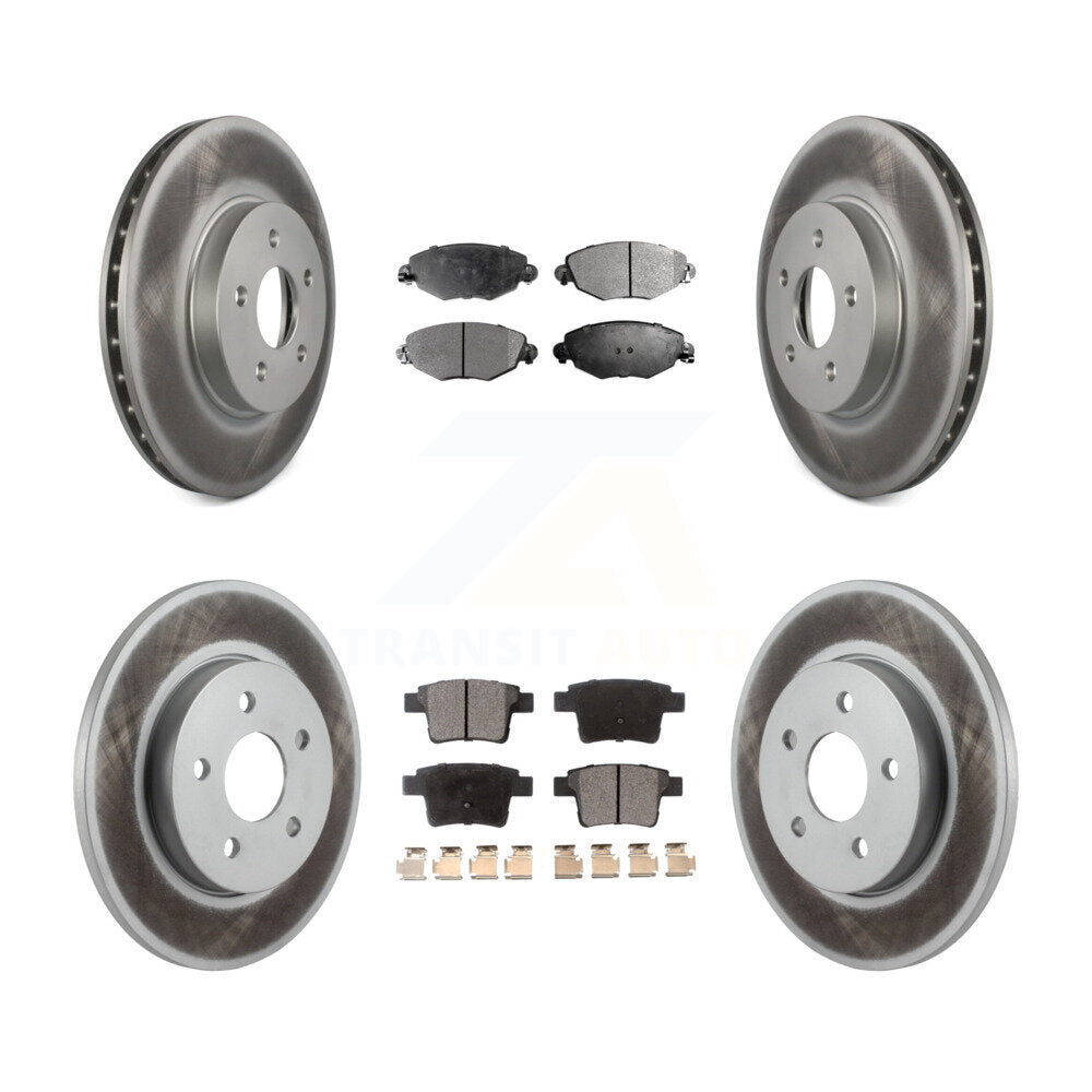 Coated Upgrade Brake Kit For 2005 Jaguar X-Type From VIN #E24054 KGT-101766 Transit Auto