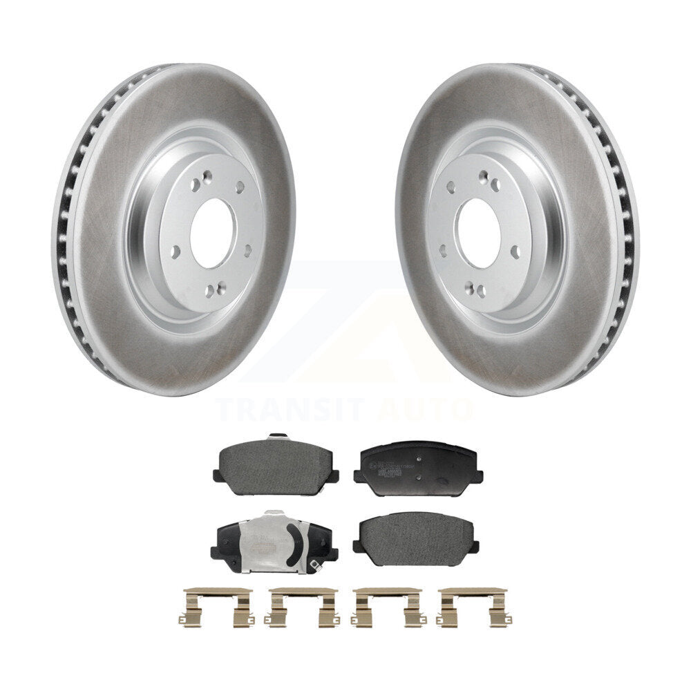 Coated Upgrade Brake Kit For 2020 Hyundai Veloster N Without Performance Package KGT-103422 Transit Auto