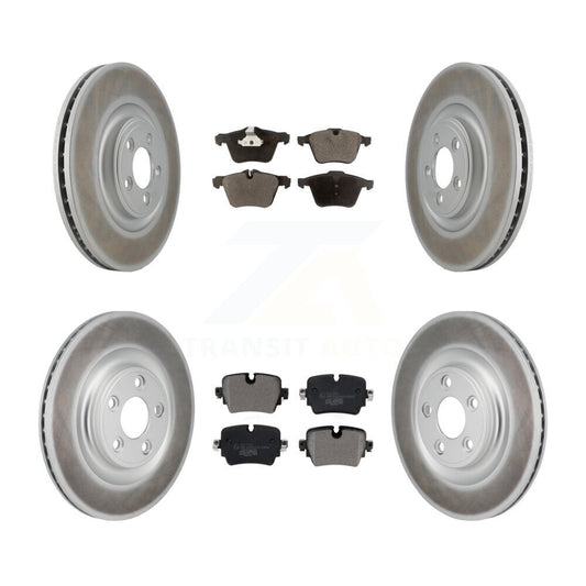 Coated Upgrade Brake Kit For 2016 Jaguar XJ Base and with 3.0L. With Electric Parking Brake KGT-103407 Transit Auto